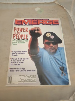 Emerge Magazine February 1993  RARE  Black Panther Party Legacy