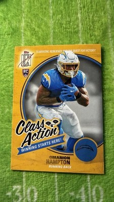OMARION HAMPTON Class Action ROOKIE - 2025 Topps Signature Class #CA-18 Chargers