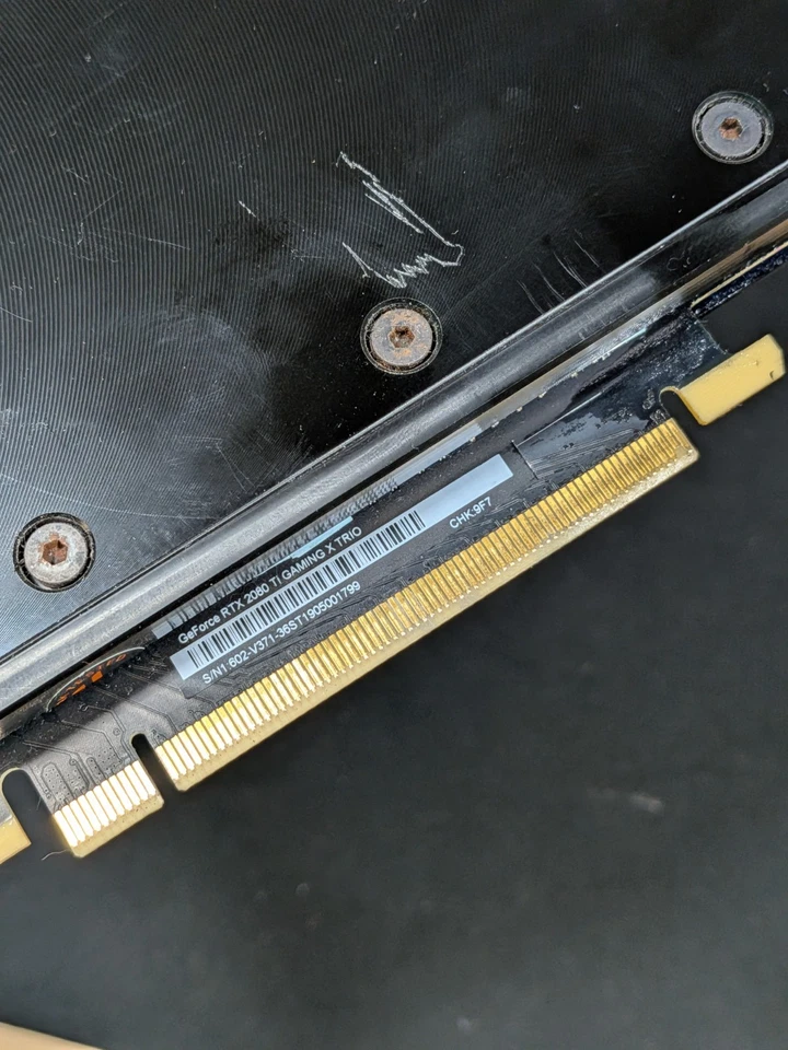 PARTS ONLY MSI 2080 Ti Gaming X Trio GPU EK Vector Graphics Card 11GB GDDR6 - Image 4 of 4