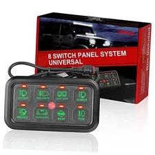  8 Gang Switch Panel, Universal Electronic Circuit Control Relay System with 