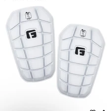 G Form Pro-S Blade Soccer Shin Guards Medium White -New Sealed