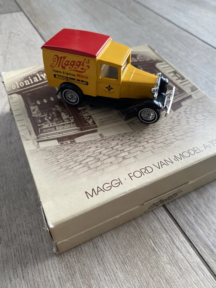 Lesney Matchbox Models of Yesteryear Y-21 "1930 Ford Model A Maggi" Sonder-OVP - Bild 4 von 4