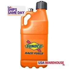 Sunoco Race Jugs M7500OR, One Orange Plastic Orange Sunoco Motorsport Jug 5 Gal 