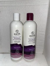 Earth Clean Beauty Weightless Volume Shampoo Conditioner Set Bamboo Biotin 12oz