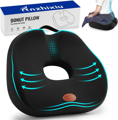 Donut Pillow For Tailbone Pain Relief Hemorrhoid Cushion With Two Humps L-Size