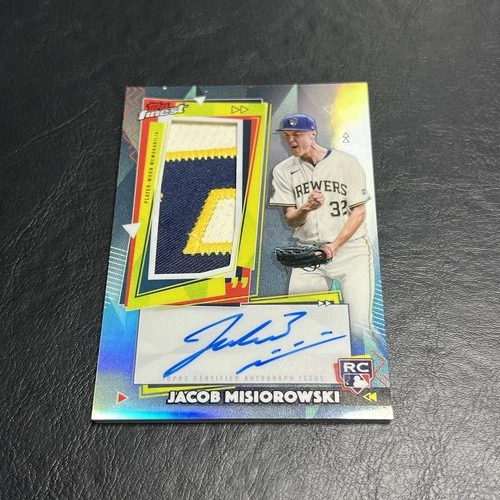 2026 Topps Finest Jacob Misiorowski Base (RAW)