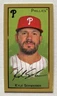 2025 Topps T205 Kyle Schwarber Phillies Gold Leaf Border