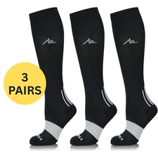 3-PAIR NEWZILL Compression Socks for Women & Men (20-30mmHg) Circulation Recover