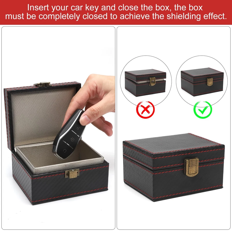 Keyless Go Schutz Autoschlüssel Box - Anti-Diebstahl Signal Blocking Faraday ... - Bild 2 von 4