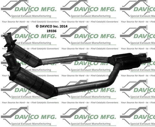 Catalytic Converter-Exact-Fit Davico 19336