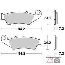 PASTIGLIE FRENO ANTERIORE HONDA CR R 250 95/07 SBS 694HS