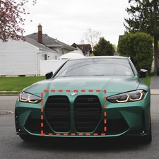 BMW G80 M3 OEM Black Front Grille Center - NO RADAR 2021-2025 M3 M4 G80 G82 G83