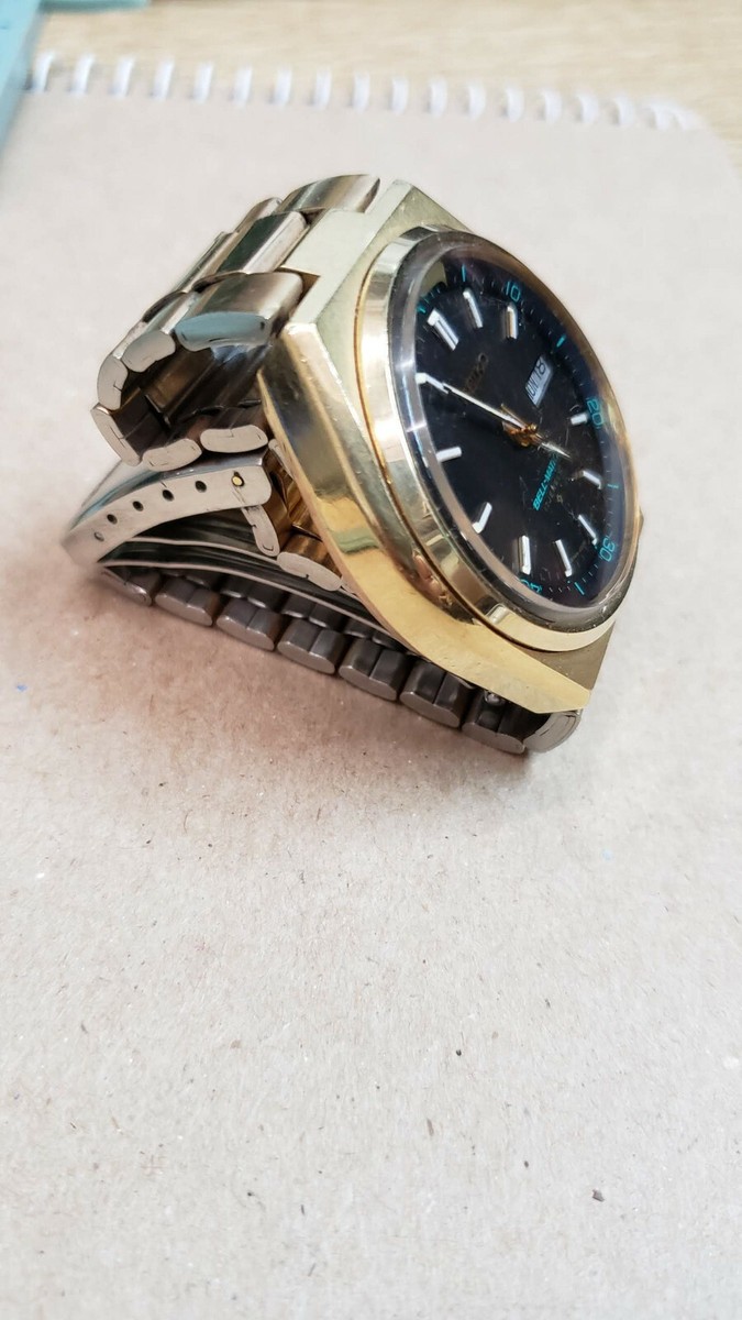 Seiko Bell-Matic Black Dial 4006-6089 Day Date Alarm 17 Jewel | eBay