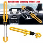 Heavy Duty Steering Wheel Lock High Security Anti Theft Twin Bar Hook Car Van UK