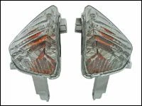 CLEAR ALTERNATIVES Smoke Rear Turn Signal Lenses Suz GSXR1000 07 CTS-0061-S
