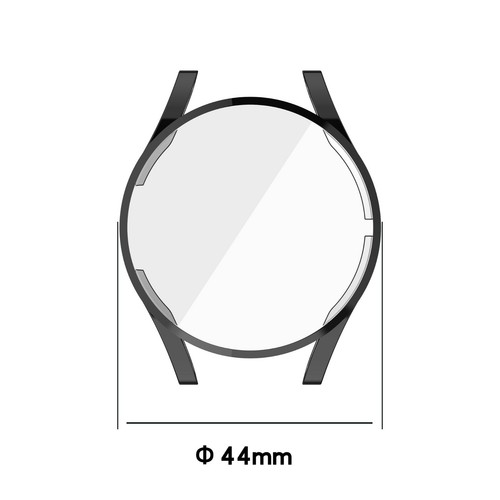 For Samsung Galaxy Watch 4 40/44mm Full Cover Glass Screen Protector Hard Case - Picture 4 of 40