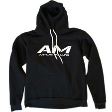 Made in USA Heavyweight AM Hoodie Black