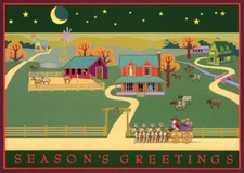 Seasons Greetings Ranch Western Holiday Card
