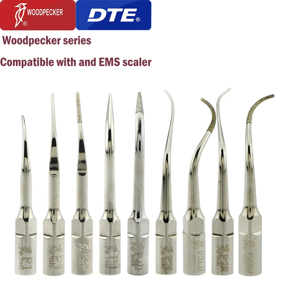 Woodpecker DTE Dental Scaling Endo Tips Fit EMS NSK SATELEC Ultrasonic Scaler - Image 3 of 3
