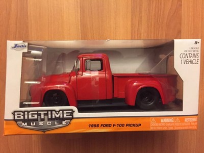 JADA 1:24 DISPLAY BIG TIME MUSCLE 1967 CHEVROLET CAMARO Diecast Car Red 97171