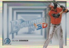 2022 Bowman Chrome #B3D-20 Colton Cowser - Bowman in 3D FREE SHIPPING!