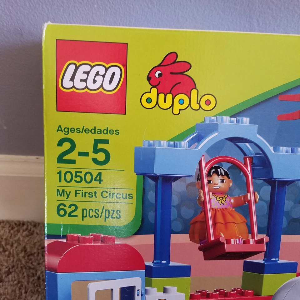 Мой первый цирк Lego Duplo 10504 Возраст 2-5 лет Клоун Тигр Ребенок Малыш Малыш Слон - Изображение 2 из 4
