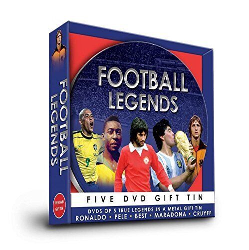 Football Legends 5 DVD Gift Tin (DVD) - Foto 1 di 1