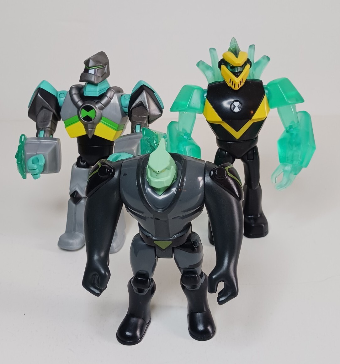 Ben 10 Alien Diamondhead Action Figure (Lot of 3) Omni-Kix