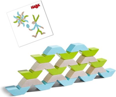 HABA Varius Wooden Blocks - 21 Piece Building Block Set (Made in Germany)