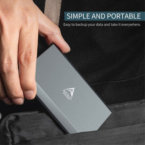AIOLO 2,5" Disco rigido esterno portatile USB 3.0 HDD archiviazione per PC, Mac, laptop - Foto 10 di 12