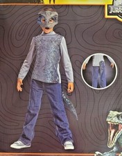 Jurassic World BLUE Dinosaur Halloween Costume Kids Small or Medium YOUR CHOICE