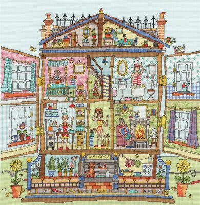 Cut Thru' Puppenhaus von Bothy Threads