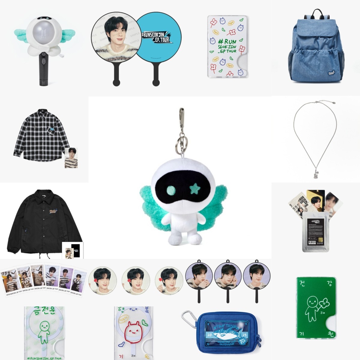 BTS JIN ジン RUNSEOKJIN_EP.TOUR in US未使用品 ON HAND] BTS JIN #RUNSEOKJIN_EP.TOUR Official Merch MD +