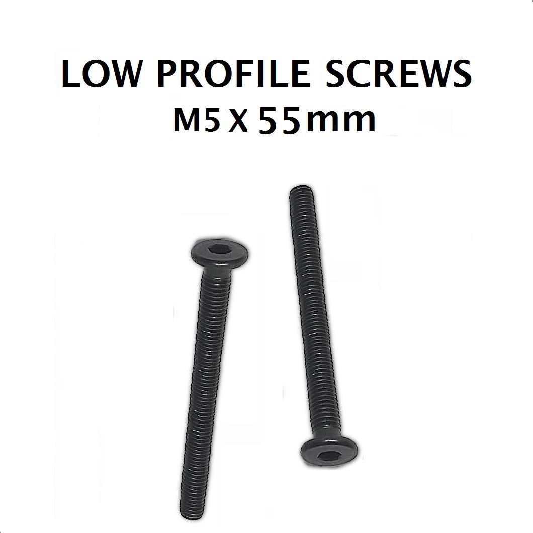 M5 Low Profile Schrauben – 55 Mm Lang, V-Slot, Für CNC & 3D-Drucker, 55 Mm, NEU