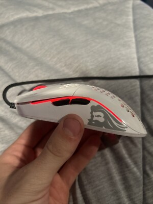 Glorious Model O Wired PC Gaming Mouse - White (GO-WHITE)
