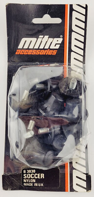 Mitre Nylon Soccer Threaded Cleat Studs B3030 - (Old Stock Made in UK)