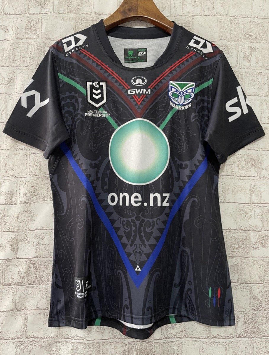 【海外Ｌサイズ】NRL ＮＺ・ウォーリアーズ 2024 ホームジャージ 豪華 海外Lサイズ】NRL ウォーリアーズ 2024 ヘリテージ