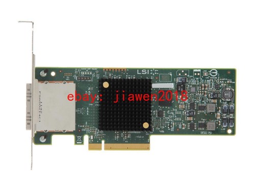 LSI 9207-8E SAS9207-8E SAS HBA 6 Gbit/s mode informatique PCI-E 3.0 pour ZFS FreeNAS unRAID US - Photo 3/5