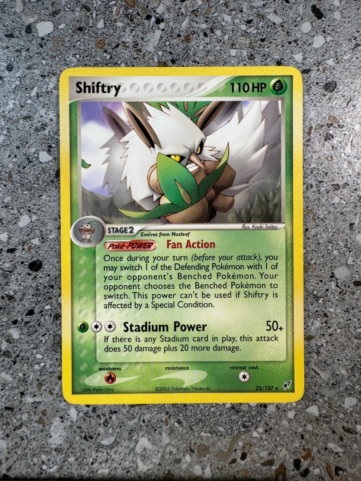 Pokemon TCG Cards Shiftry 25/107 Deoxys Rare NM