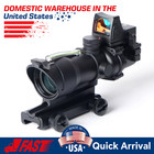ACOG TA31 4X32 Fiber red/Green dot sight Optics Scope Chevron reticle