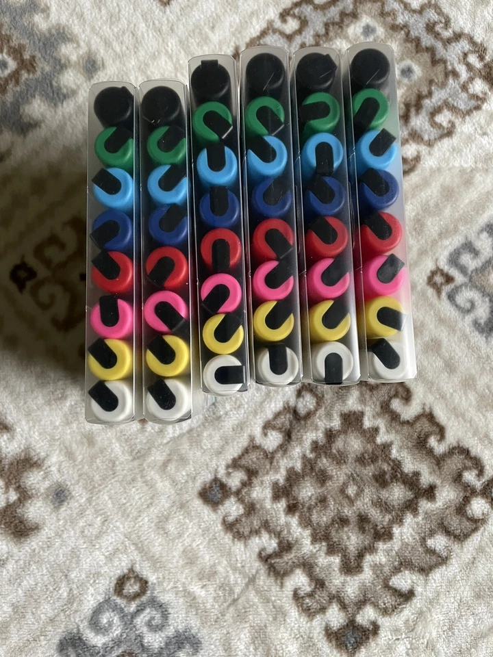 Juegos de marcadores de punto POSCA, a base de agua, 8 colores PC-5M, puntas de punto medio lote de 6 Foto 3 de 4