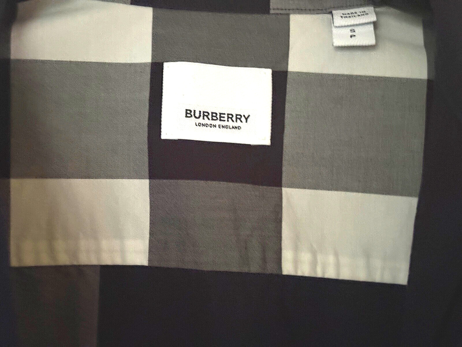 BURBERRY MEN'S MULTICOLOR NOVA PATTERN COTTON BLE… - image 5