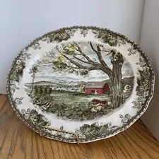 Johnson Brothers England Friendly Village Large Serving Platter Harvest Time EUC