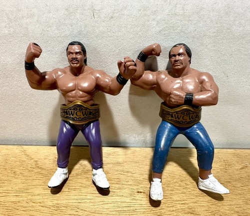 WCW Galoob Butch Reed & Ron Simmons Doom Actio...