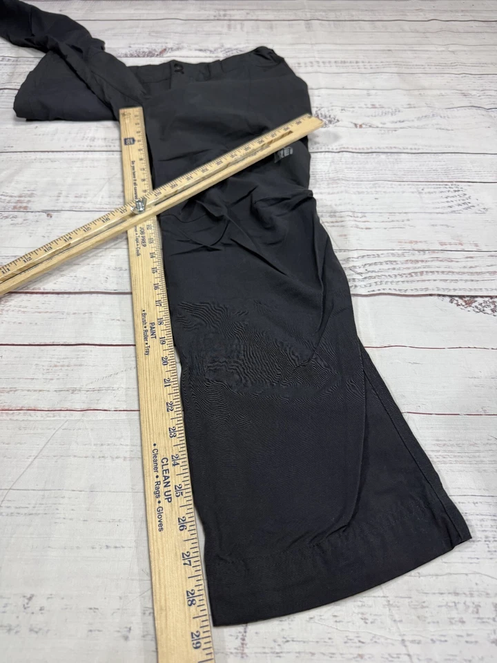 Pantalones negros para mujer Rei de senderismo al aire libre mezcla de nailon talla 10 PET Foto 4 de 4