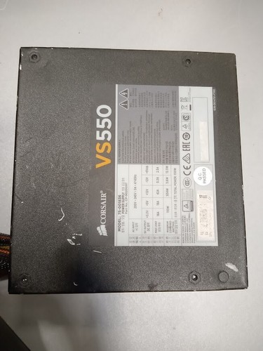 Corsair VS550 Power Supply Model 75-001836 China Without Power Cord Used Working - Afbeelding 6 van 18