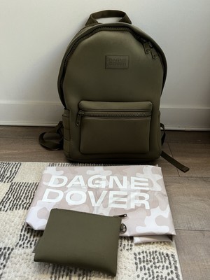 DAGNE DOVER Dakota Backpack Neoprene Dark Moss Large Diaper Bag