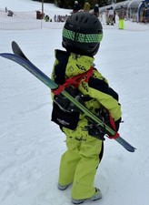 Kids Ski Carrier Carry Strap LIFESAVER RED