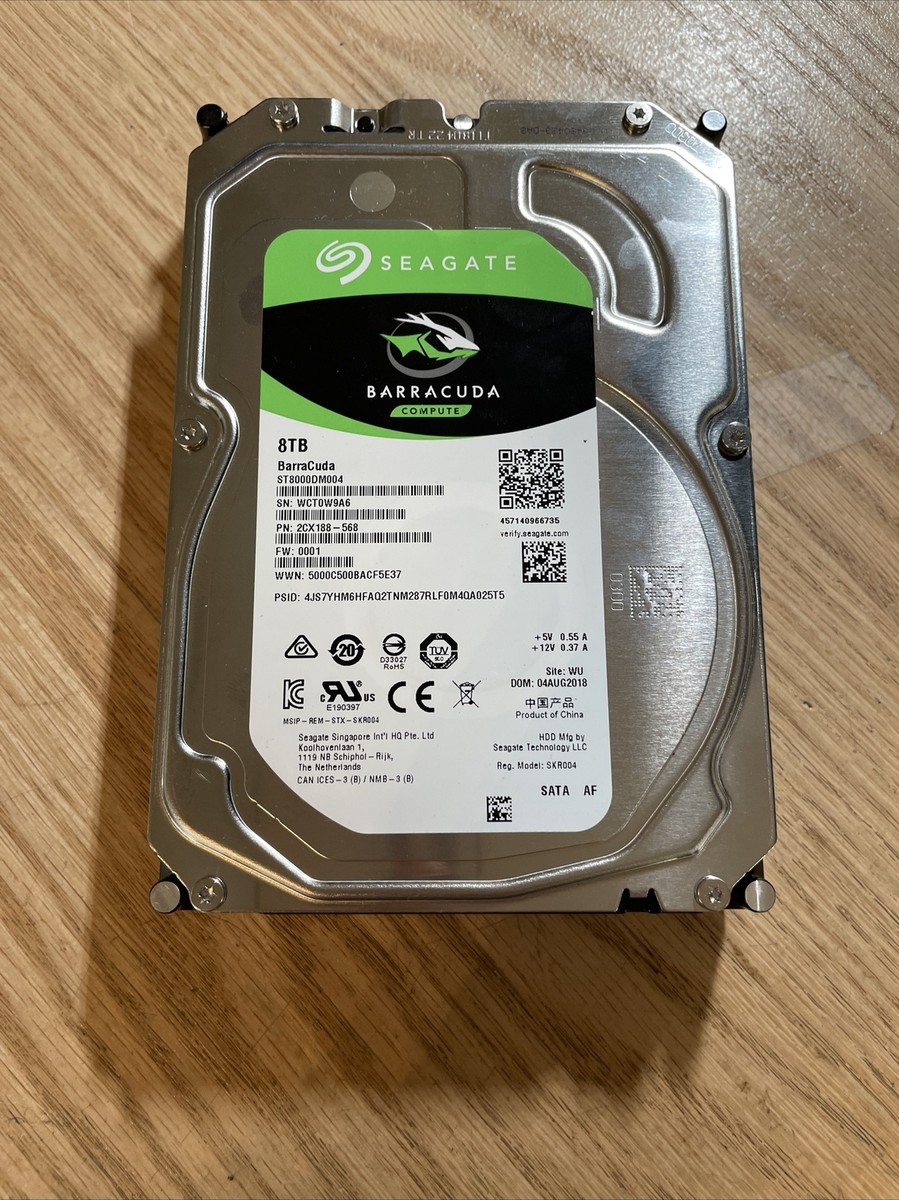 Seagate 8TB SATA HDD 256mb. 2cx188-568, 001 | eBay