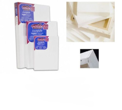 TWO A5 SIZE LOXLEY DEEP EDGE PRIMED BLANK ARTIST CANVAS 21cm x 14.8cm ACC-A5